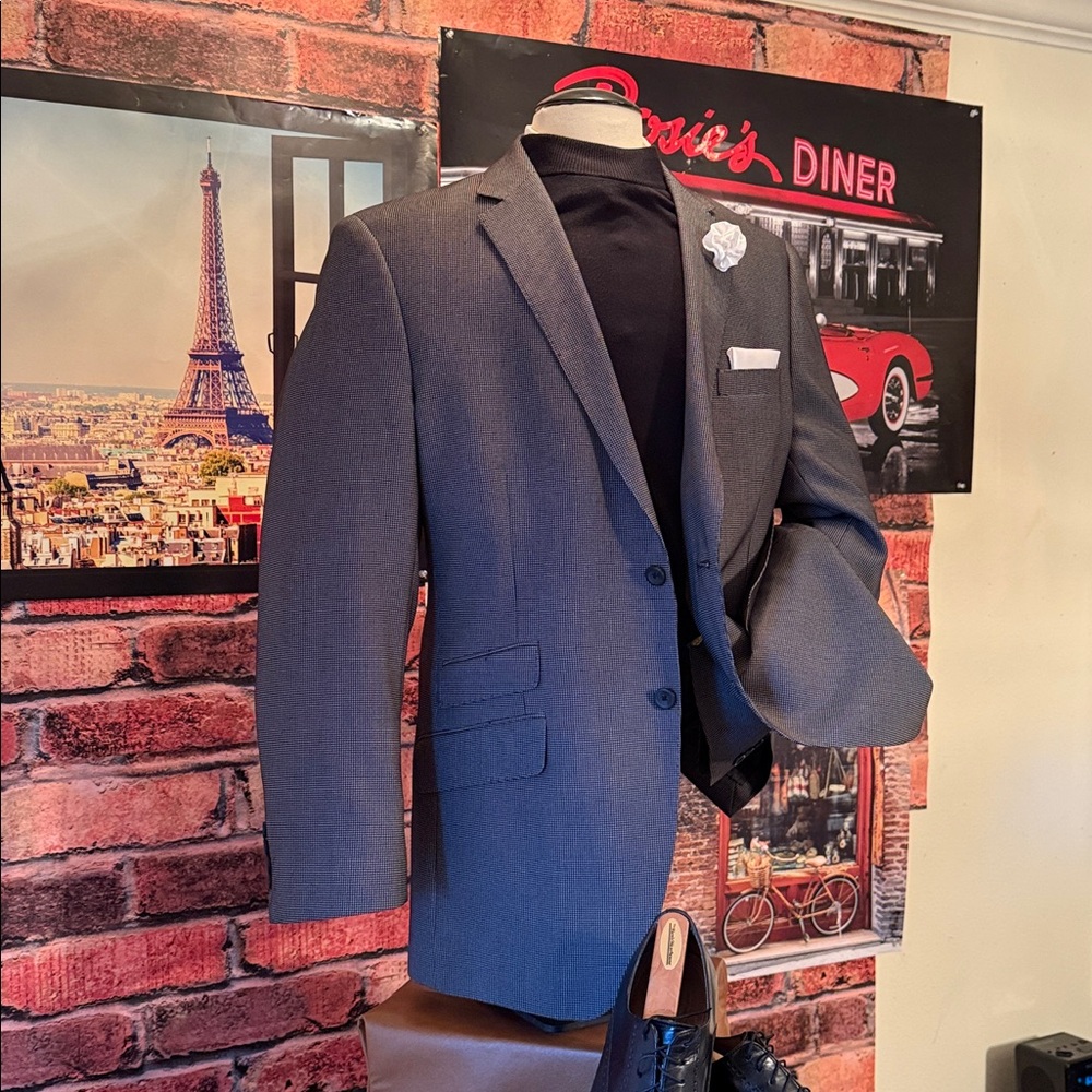Geoffrey Beene houndstooth Coat - Picture 9 of 17